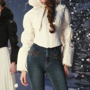 Lacemade Little White Warrior Women's Down Jacket